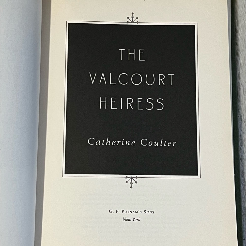 The Valcourt Heiress (hard cover) book - Picture 1 of 8